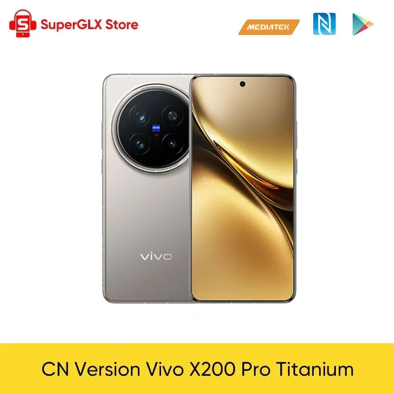 VIVO X200 Pro Chinese Version 5G Dimensity 9400 CPU 6.78 inch AMOLED 120HZ Screen 6000mAh 90W Flash Charger OTA NFC 50MP camera