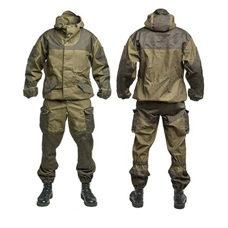 Hunting Clothes Set Gorka-3 Russian Mountain Tactical Suit Горка Camo Combat Uniform Men Outdoor Training Jacket Clothing Suits