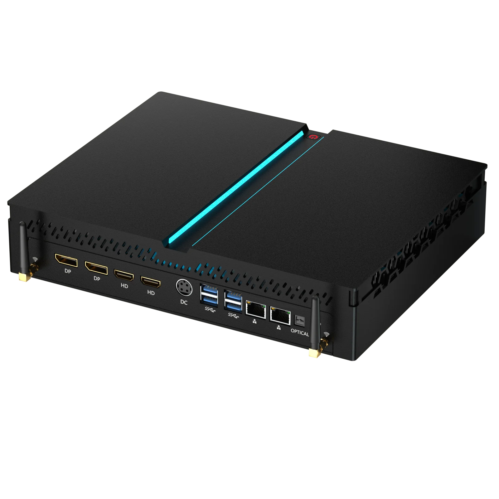 Eglobal 13TH I9-13900F I7-13700F I5-13400F RTX 4060 8G Gamig Discrete Graphics Card Mini Desktop 4K Four Displays Gamer Mini PC