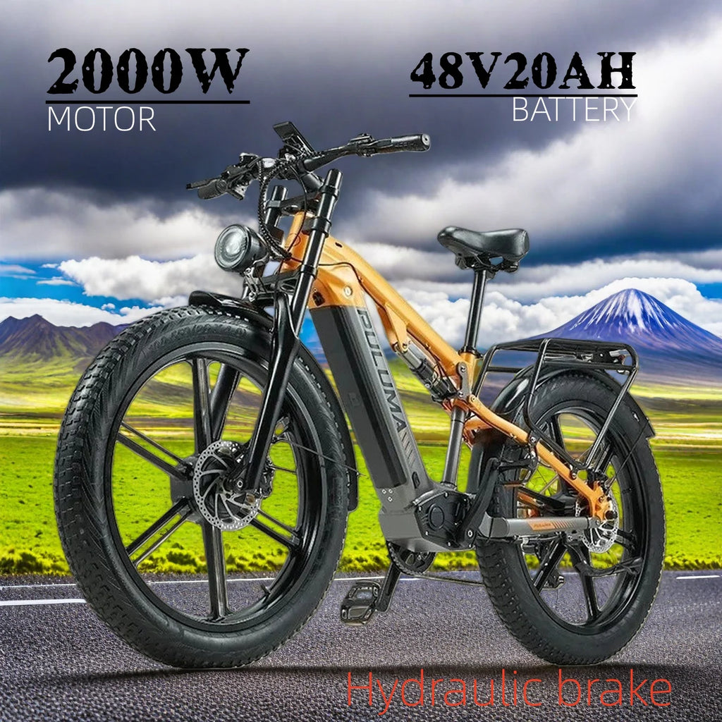 PULUMA PH003 Electric Bicycle Peak Power 48V3000W motor 20ah battery Electric bike 26*4.0 inch Fat tire mountain off-road E-bike