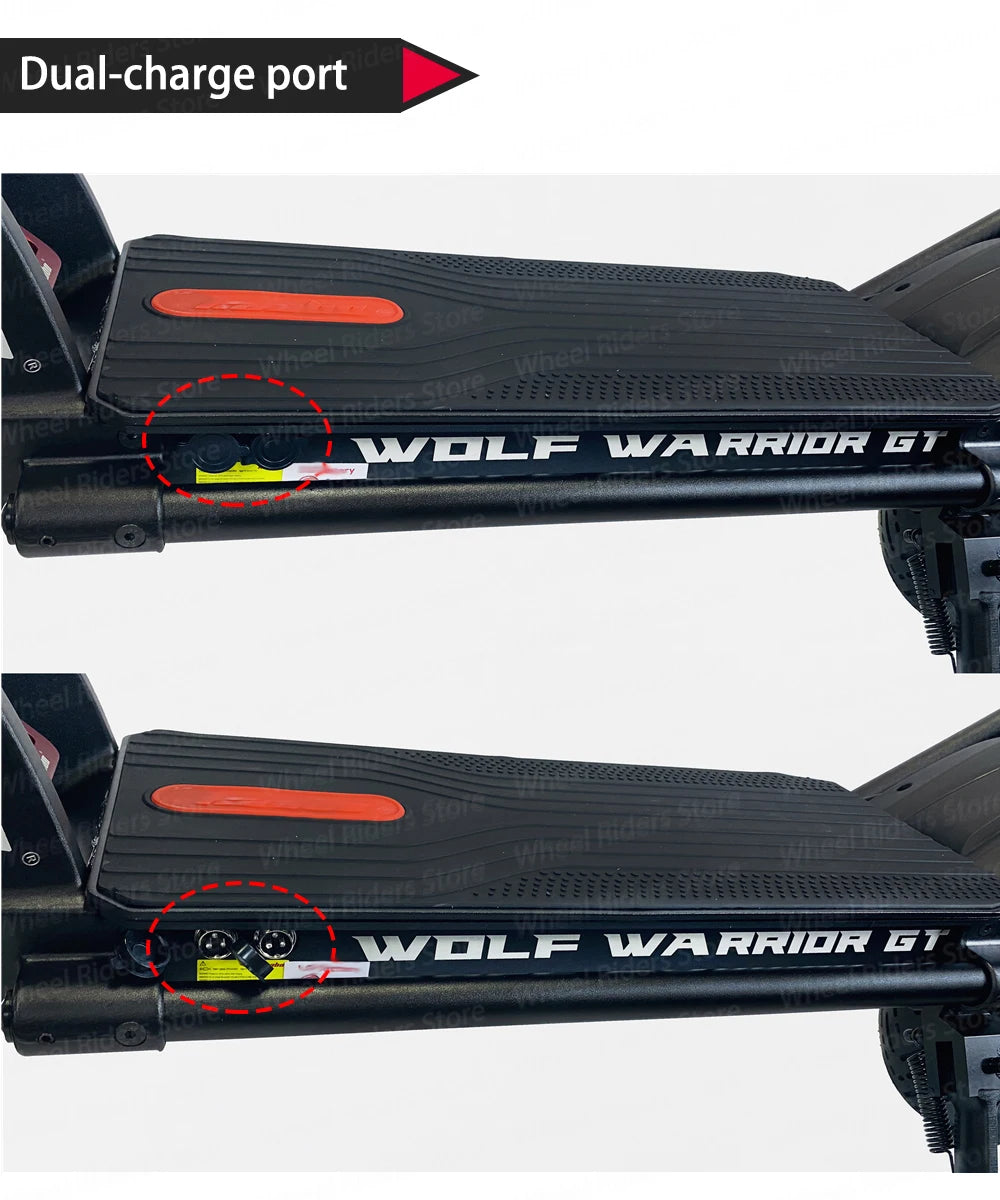KB Wolf King GT Pro 2000W*2 Dual Motor 72V 35Ah Battery 11inch Run-proof Tires TFT Display Sine Wave Controller Electric Scooter