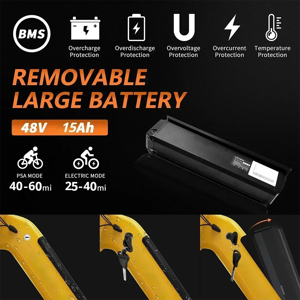 Adult 3-Wheel Electric Cargo Bicycle 500W Motor 48V15AH Battery 40km/h 24 Inch Tire Delivery E-Bike for Transport And Cargo