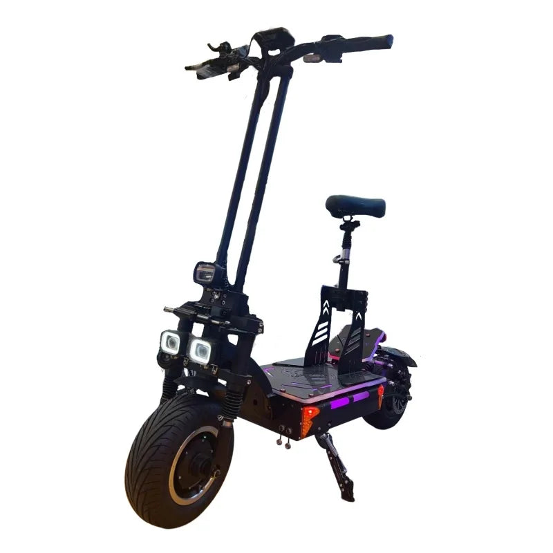 High Speed Racing 70-90Mile Fast Escooter 72V 15000W QS Motor 110-140KM 180A Powerful Controller Electric Scooter For Adults
