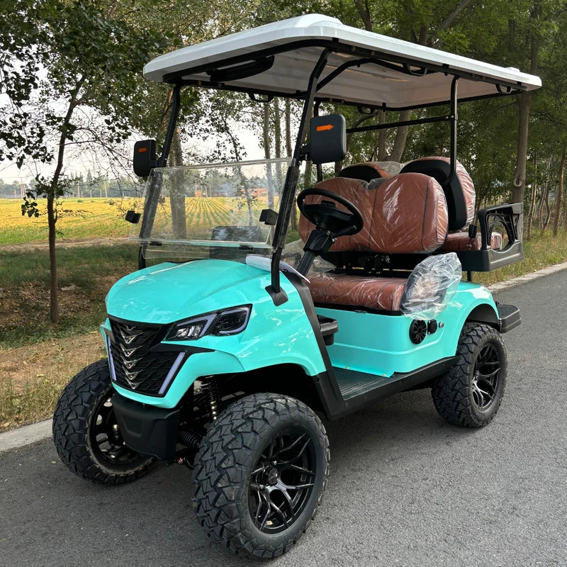 Wholesale Classic Luxury Off-road 2 4 6 8 Seat Custom Adult Street Legal 4×4 Luxury Golf Cart 60V Lithium Ion Battery 4WD