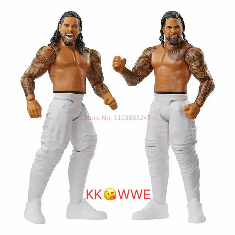 2024 New Hot WWE Figure 16cm Pvc Statue Jimmy Jey Uso The Usso Brothers Fighting Challenge Arena Worlds Wrestling Gladiator Toys