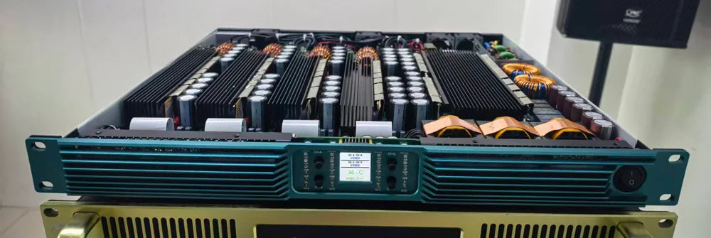 ShennDare K430 Professional Digital High-Power Amplifier 2Ohm 4x6500W Stable Operation DJ Subwoofer Amplifier Speaker Class D