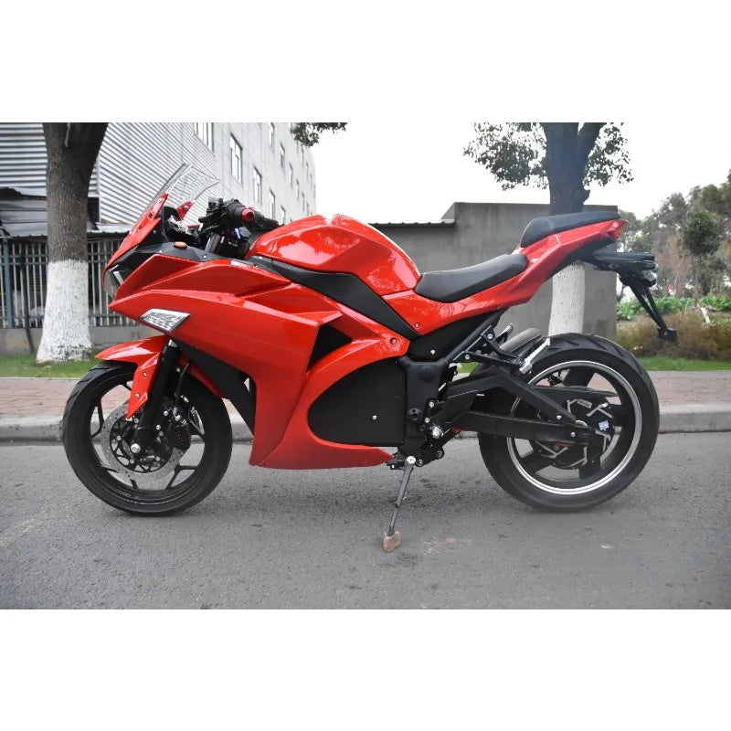 2026 Apollo new modelV6 High-Performance Electric Racing Motorcycle 10kW Hub Wheel Motor 72v 120ah Lithium Battery New 200km Ran