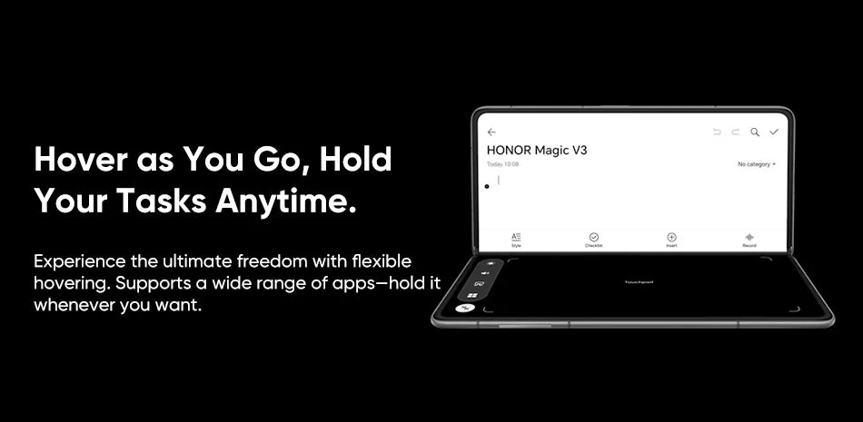 Global Version Honor Magic V3 5G Foldable LTPO OLED 120Hz Display 7.92" 50MP Triple Cameras Snapdragon 8 Gen 3 5150mAh 66W NFC