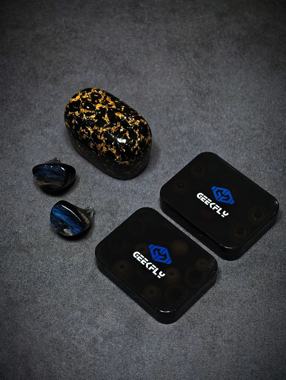GEEKFLY Super 16 12BA+2PEBC+Planar+DMD TWS IEM HIFI True Wireless Bluetooth Earbuds 16 Units Balanced  in-ear Earphones with AMP