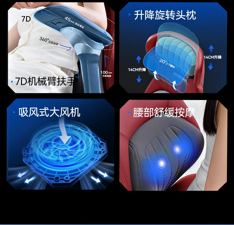 Ergonomic Backrest Esports Chair Comfort Sedentary Rotate Gaming Office Chair Living Room Bedroom Home Furniture Silla FYOC