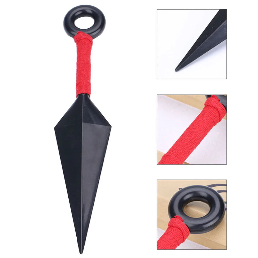 Anime Naruto Shippuden Kunai Cosplay Accessories Props Forehead Weapon Plastic Collection Props Ninja Darts Model Toy Kids Gift