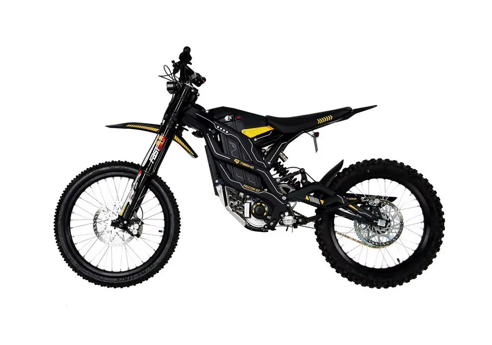 ATV&UTVFalcon-GT Electric Dirt Bike 72V Full Suspension Aluminum Alloy Frame up to 95km/h & 120km Range Off-Road Motorcycles