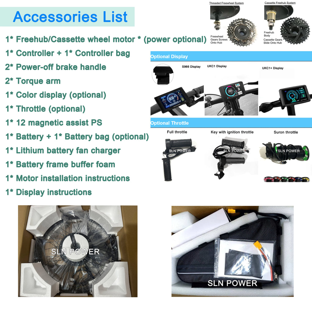 72V 60V 52V 48V 3000W 5000W 8000W Sail Mtx Motor Electric Motorcycle E-bike Conversion Kit With Ebike Battery For Bicycles Bike