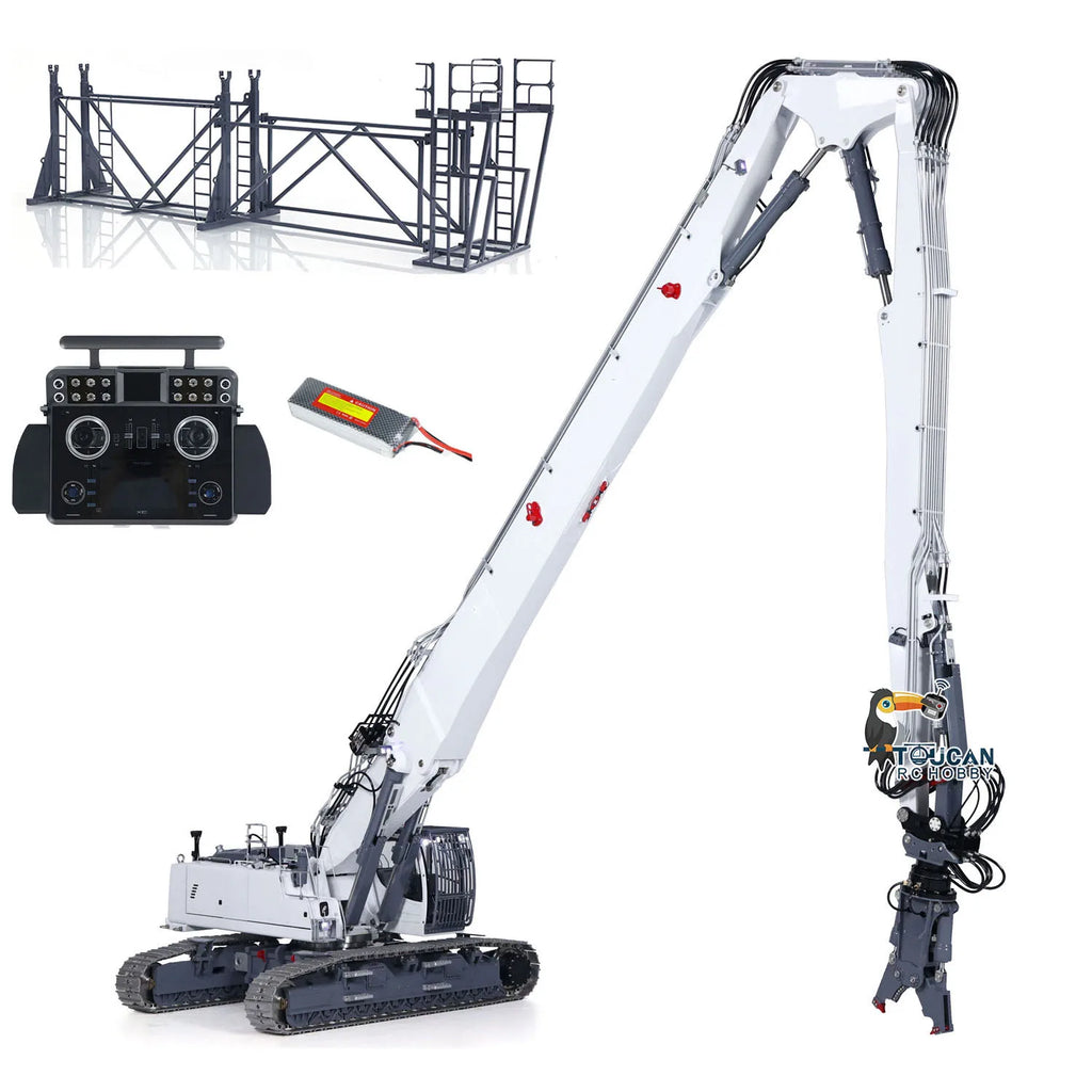 LESU 1/14 R960 RTR RC Full Hydraulic Demolition Excavator Radio Control Digger Frsky XE TOUCAN Radio Truck Vehicle Car Model Toy