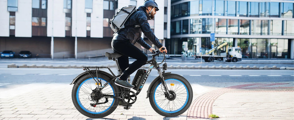 26 Dual Motor Electric Bike for Adults, 5000W Peak 210NM 40-46MPH Fast E-Bike, 52V 25AH Motorcycle, 32-90 Miles, 26