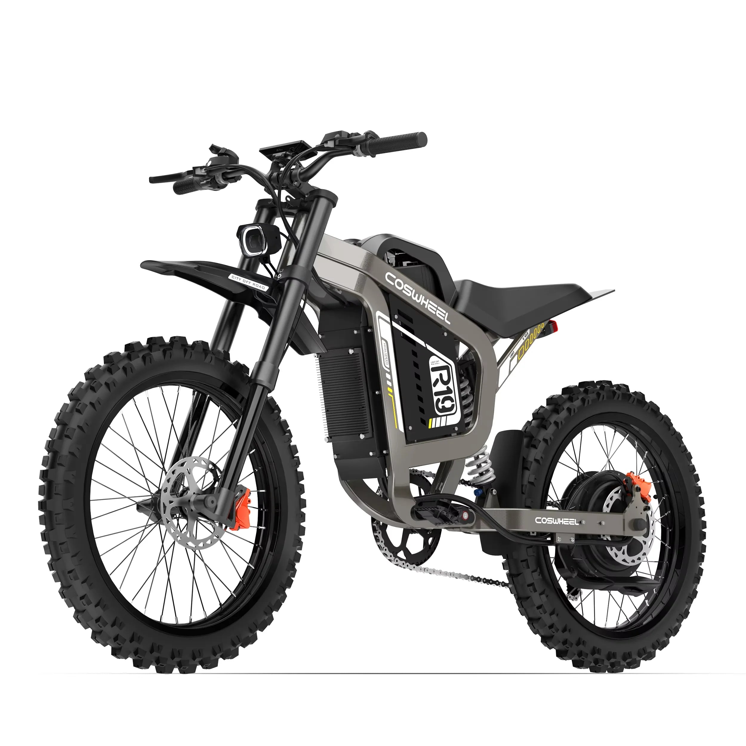 Coswheel R19 Electric Bike 6000W Motorcycles 72V 40AH Battery Dirt Mountain Bike Lightweight Off-Road EBike For Adult