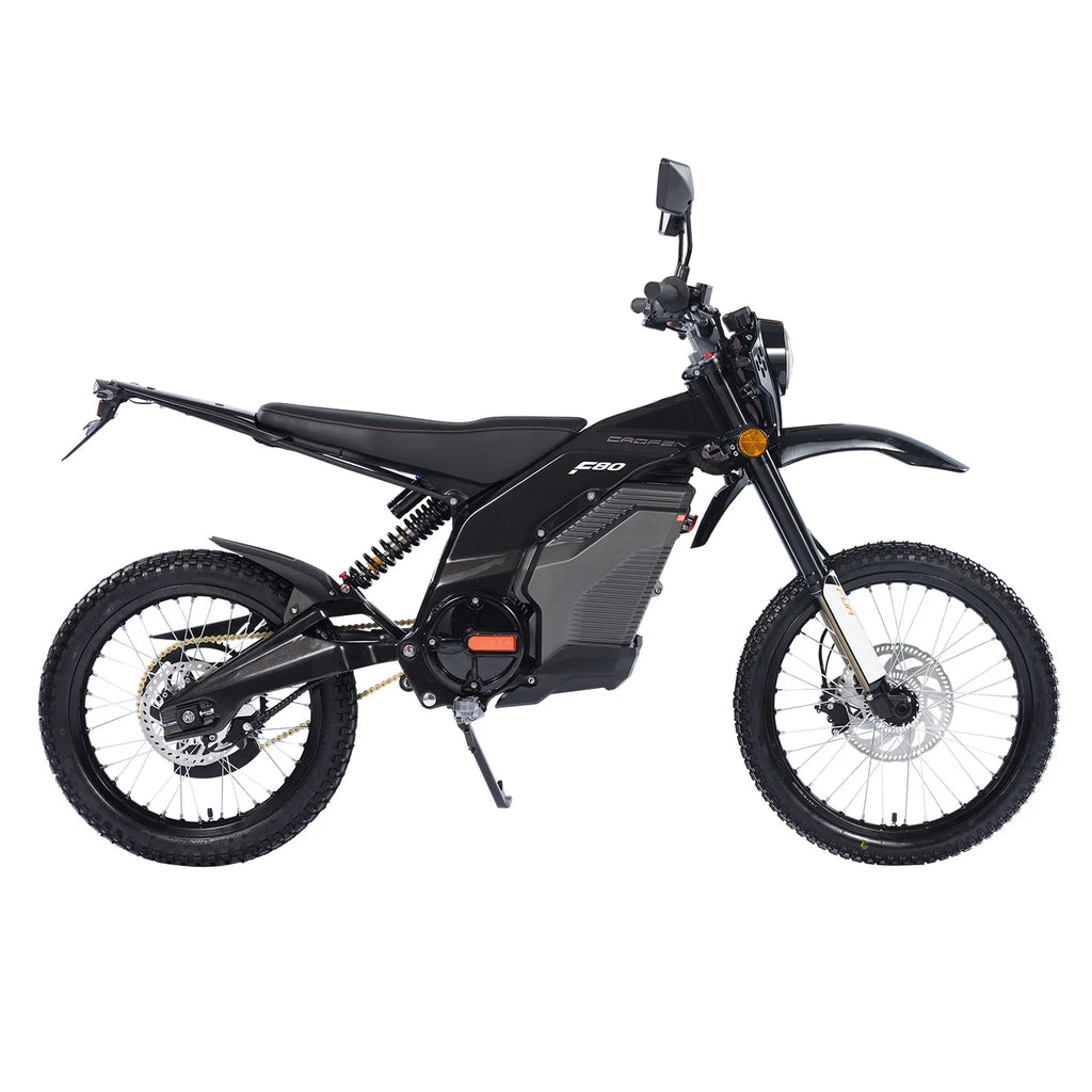 STLF Competition Dirt Bike CAOFEN F8 72V 30-60Ah 8000W 12000W 100KM/H Mid Drive Central Motor Off-road Electric Dirt Motorcycle