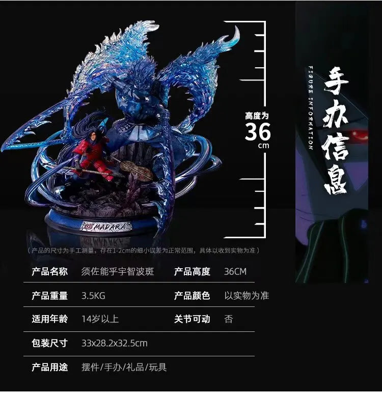 Naruto Gk Susanoo Uchiha Madara Sasuke Hatake Kakashi Kurama Anime Figurines Model Anime Collection Holiday Gift Children Toys