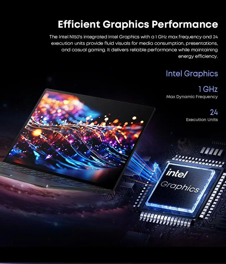 CHUWI FreeBook 2-in-1 Laptop IntelN150 13.4'' Touch 2.5K Screen 16GB LPDDR5 RAM 512GB SSD WiFi6 BT5.2 Convenient Office Notebook