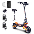 11-Inch Off-Road Tires Foldable Dual Suspension 6000W 60V Motor 38AH High Speed 85km/H IP55 Waterproof Electric Scooter for