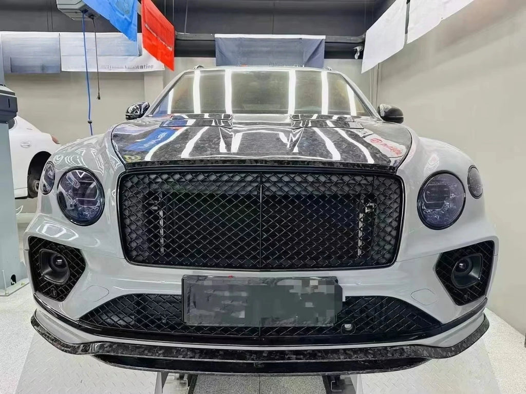 High Quality for Bentayga Body Kit SPE Style Carbon Fiber Front Bumper Rear Diffuser Side Skirts Perfect Fit New Conditi