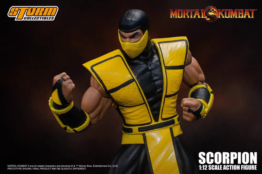 【MT】Storm Collectibles Mortal Kombat SCORPION Yellow Ninja Regular Version 1/12 Action Figure Toy Collection
