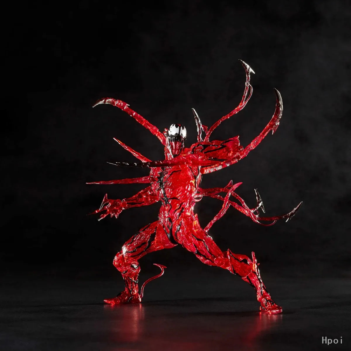 KAIYODO Original Authentic [Evoltech] Amazing Yamaguchi MARVEL  · Agent Venom VENOM/ CARNAGE Mobile Doll Model Handmade Toy Gift