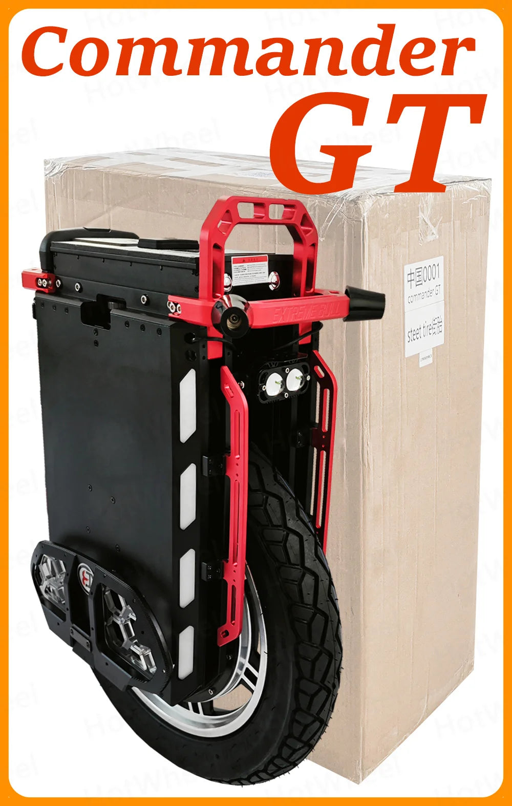 EXTREMEBULL Commander GT 3500W C38 HT Motor 20inch 134V 2400Wh 50S EUC Wheel Monowheel No-load Speed 115km/h Electric Unicycle