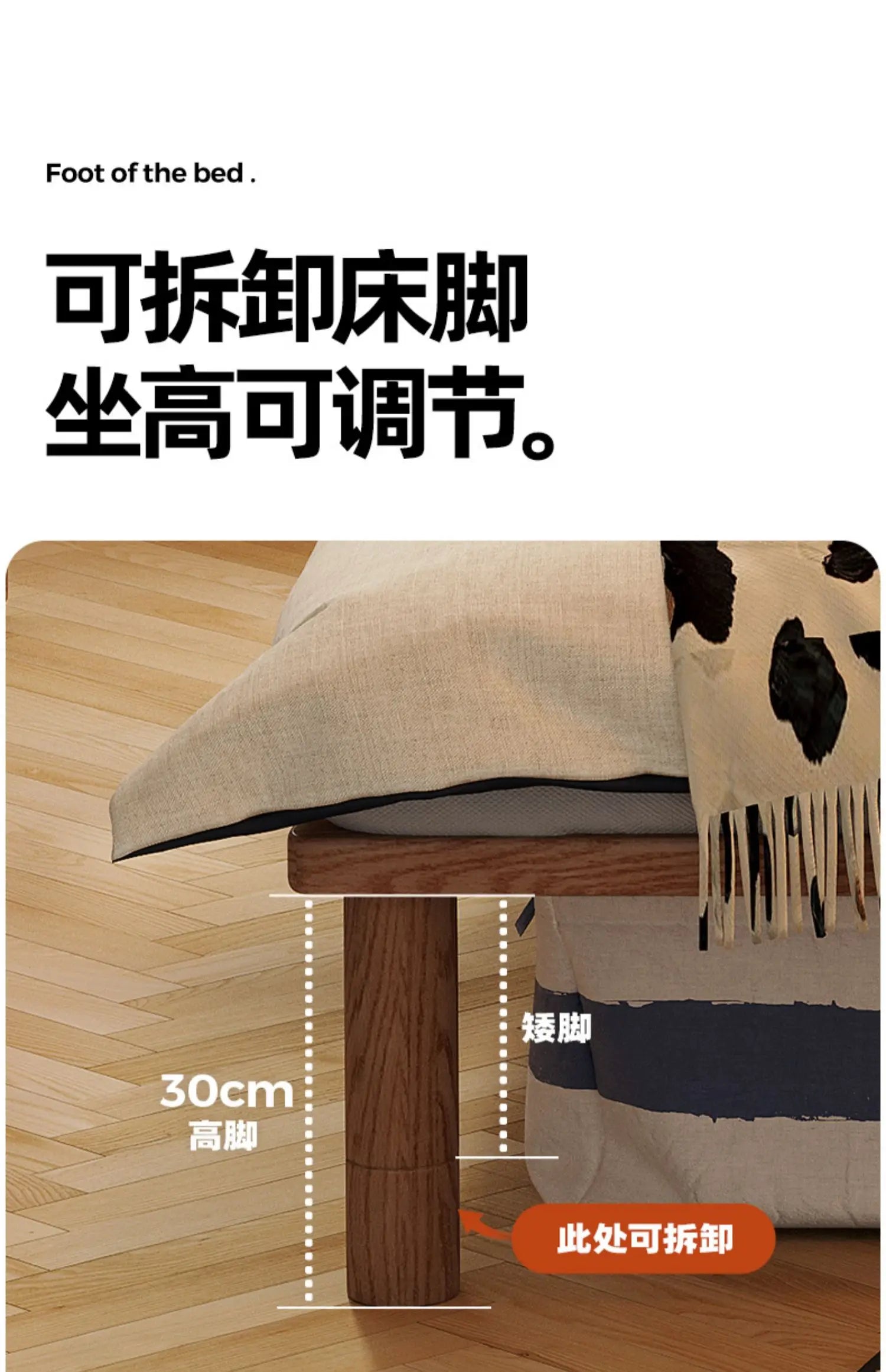 European Modern Bed Frame Double Storage Bedroom Full Size Bed Frame Headboard Nightstands Mobili Per La Casa Home Furniture