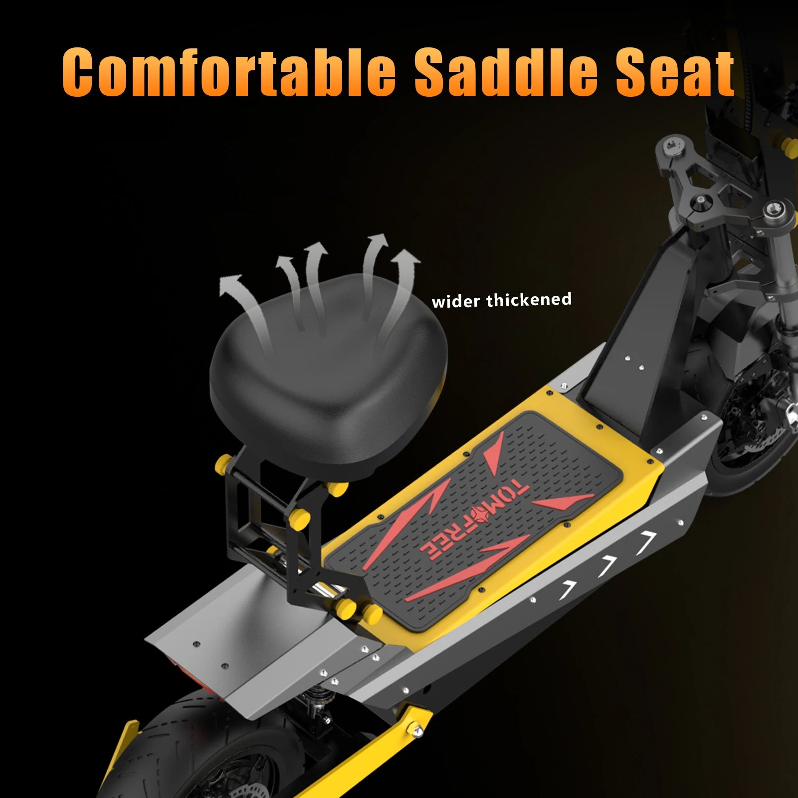 Terrosor 3000Wx2 Adult Electric Scooter Dual Motor Top Speed 50MPH,60V35AH, 11-inch Off-Road Tires Sport Folding EScooter