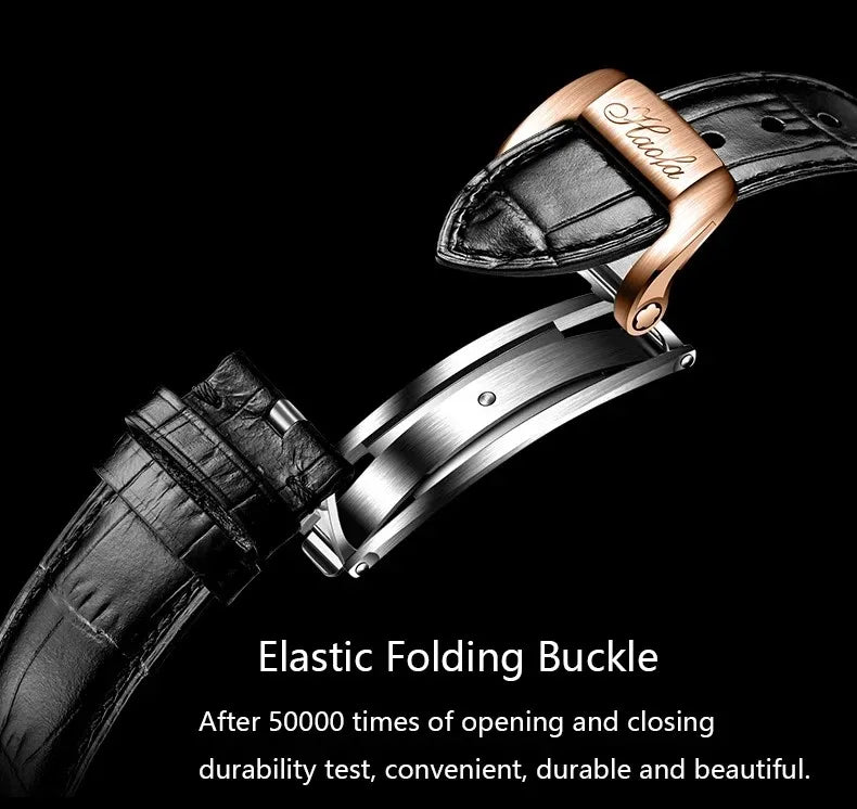 Haofa Skeleton Automatic Tourbillon Movement Men Watches 1931 Sapphire Tourbillon Mechanical Business Luxury Man Watch Hollow