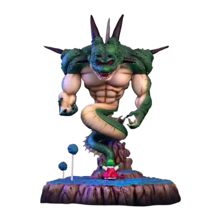 28cm Dragon Ball Figure TX Shenron Son Goku Anime Collection Model Desktop Ornament Decorations Holiday Gifts Children Toys