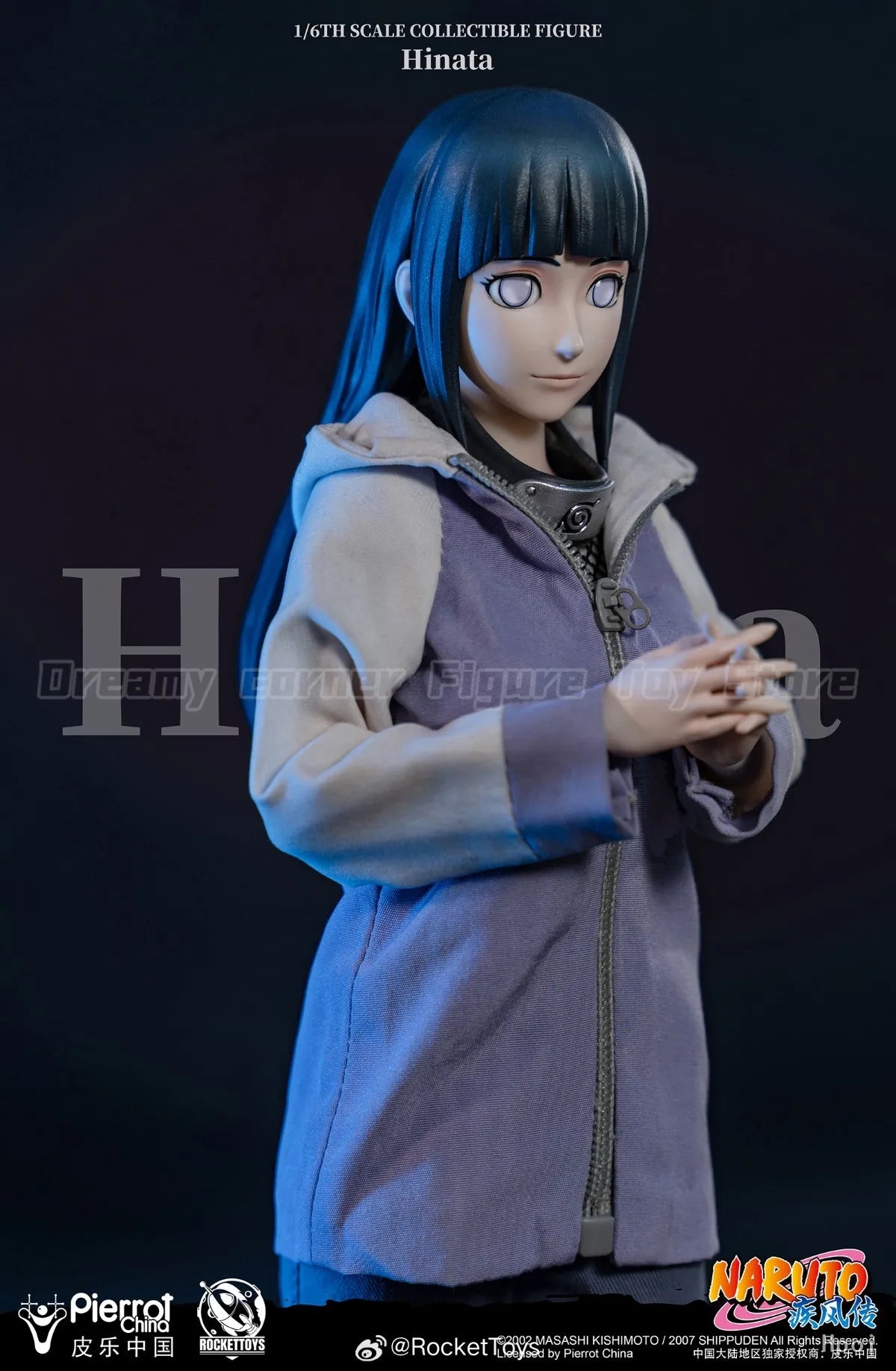 【In Stock】RocketToys ROC-006 NARUTO Shippuden Hyuuga Hinata 1/6 Action Figure
