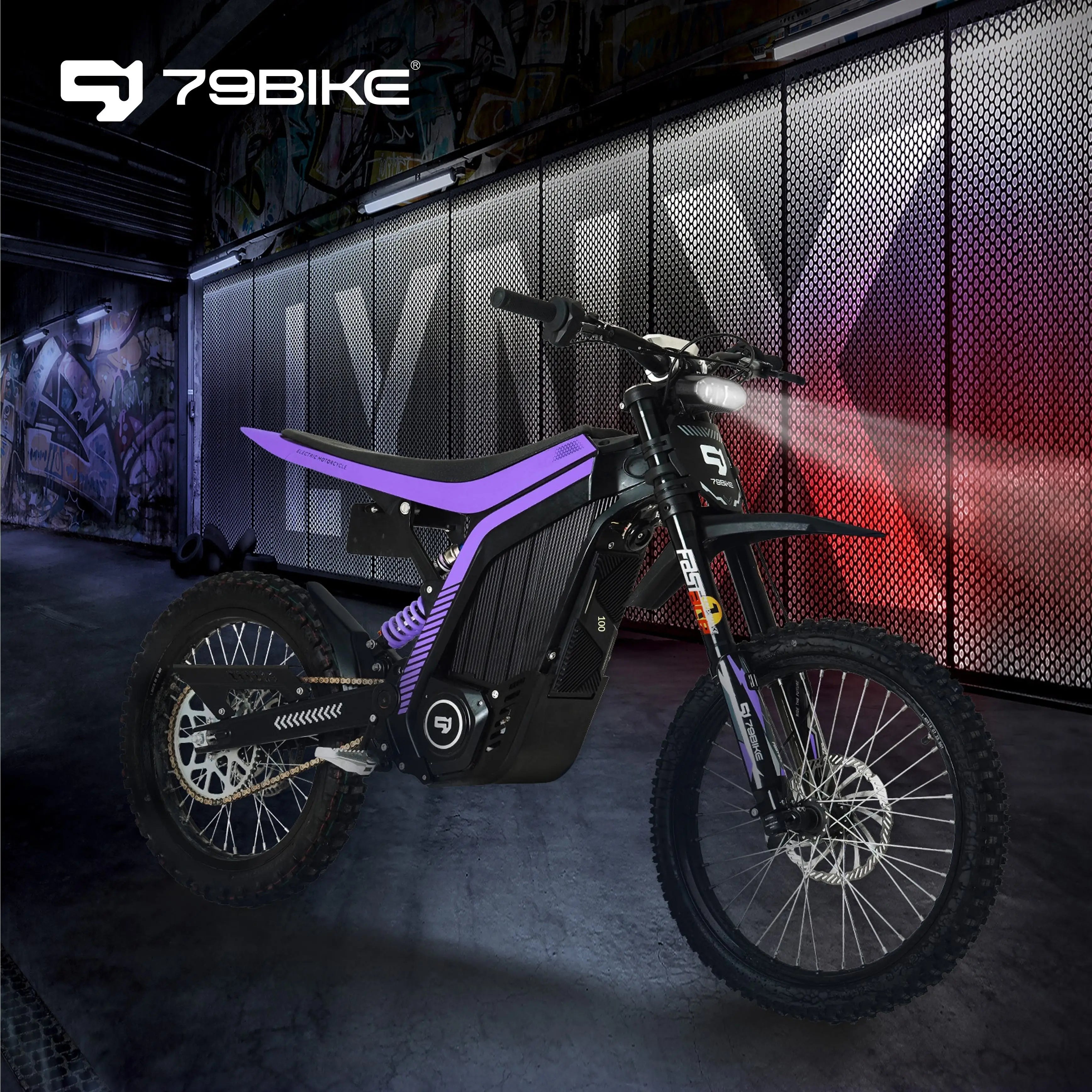 ATV&UTVFor Lynx 10000W 72V 40Ah 120km Electric Mountain Bike with Aluminum Frame Integrated Battery Rear Hub Brushless Motor