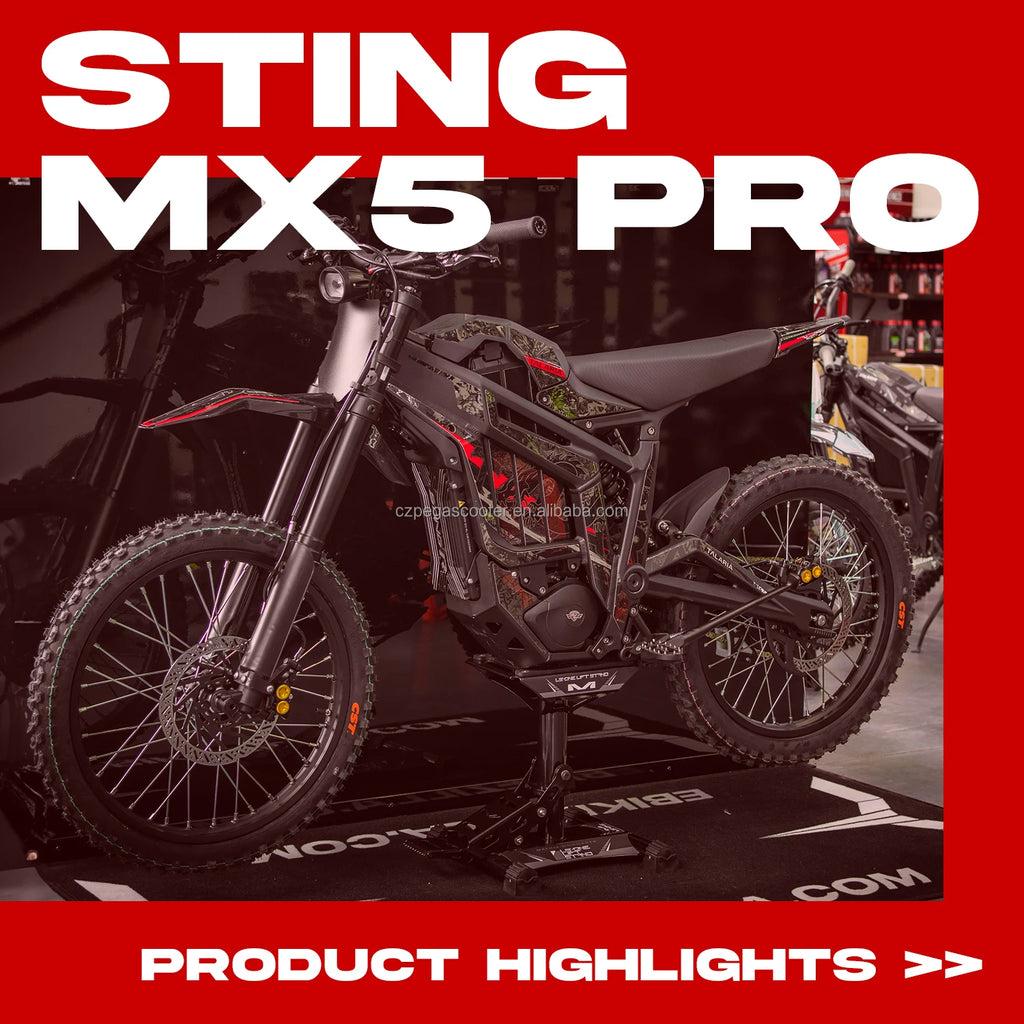 New 2025 Talaria Sting R MX5 6000W 72v 40Ah  Pro Off Road Electric Motorcycle Adults Motos Off-Road Dirt Ebike Other Motorcycles
