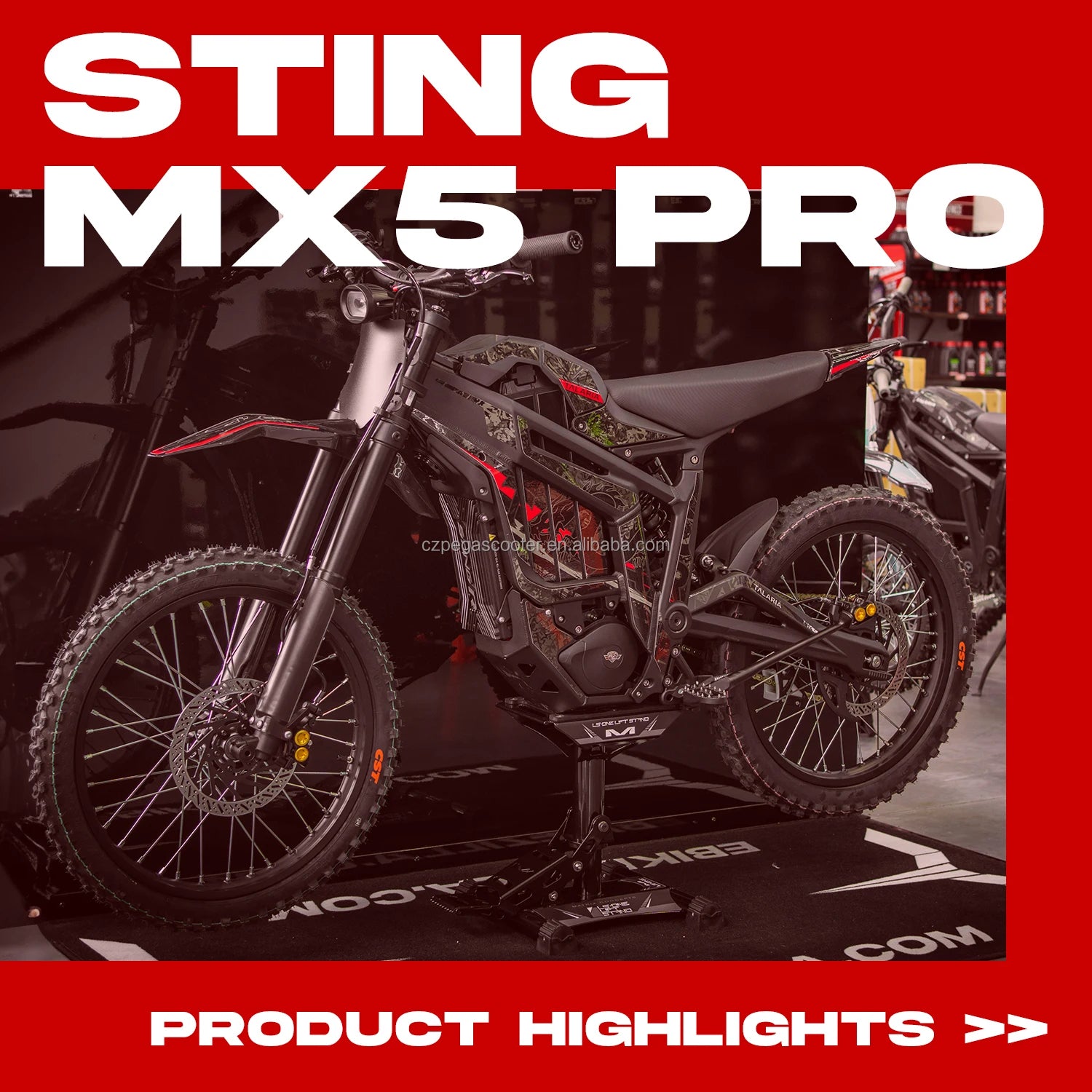 New 2025 Talaria Sting R MX5 6000W 72v 40Ah  Pro Off Road Electric Motorcycle Adults Motos Off-Road Dirt Ebike Other Motorcycles