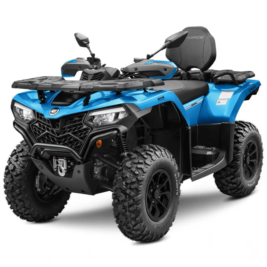 ForFactory Wholesale 4*4 Two-seater Adult All-terrain Off-road Vehicle CFMOTO 520L Four-wheel Motorcycle ATV/UTV