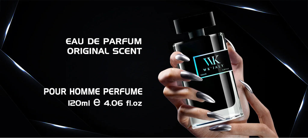 WK JALY Eau De Parfum For Men, With Notes of Bergamot, Woody, Rosemary, Men's Cologne Perfume, Long Lasting Scent, 120ml/4 oz