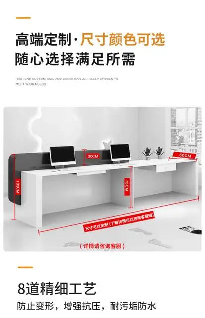 Beauty Institution Reception Desk Kindergarten Children Paradise Checkout Page Early Education Luxury Mostrador Unique Furniture