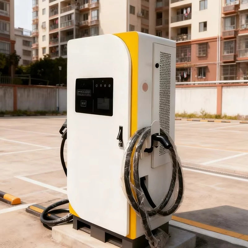 240kw DC OCPP Fast Car EV Charger Station New Energy Charging Pile with CCS2 Dual Guns Floor-Mounted Charging Piles