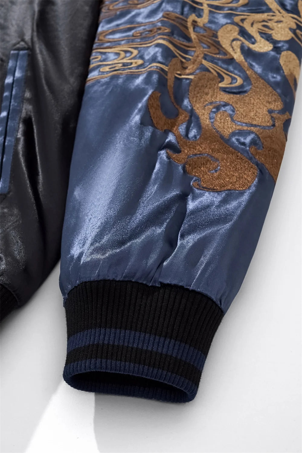 High Quality Fashion Anime Fox Embroidered Zipper Jacket Autumn Streetwear Hip Hop Men's Harajuku Japanese Baseball Coat