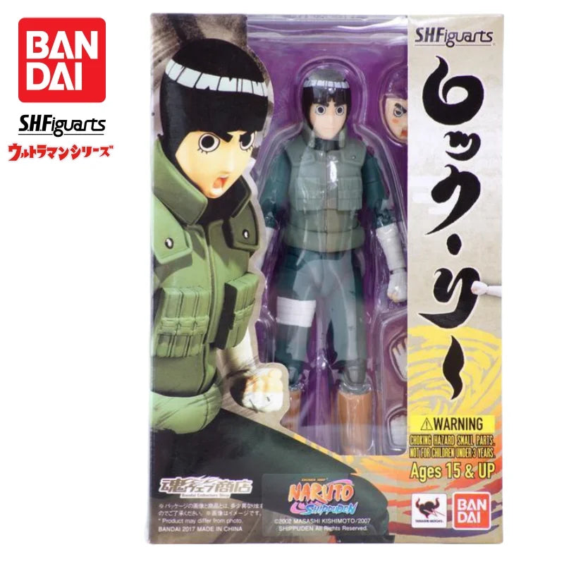 Bandai S H Figuarts Original Naruto Rock Lee Mol Doll Brand New Boxed Action Figure Anime Merchandise Figurine