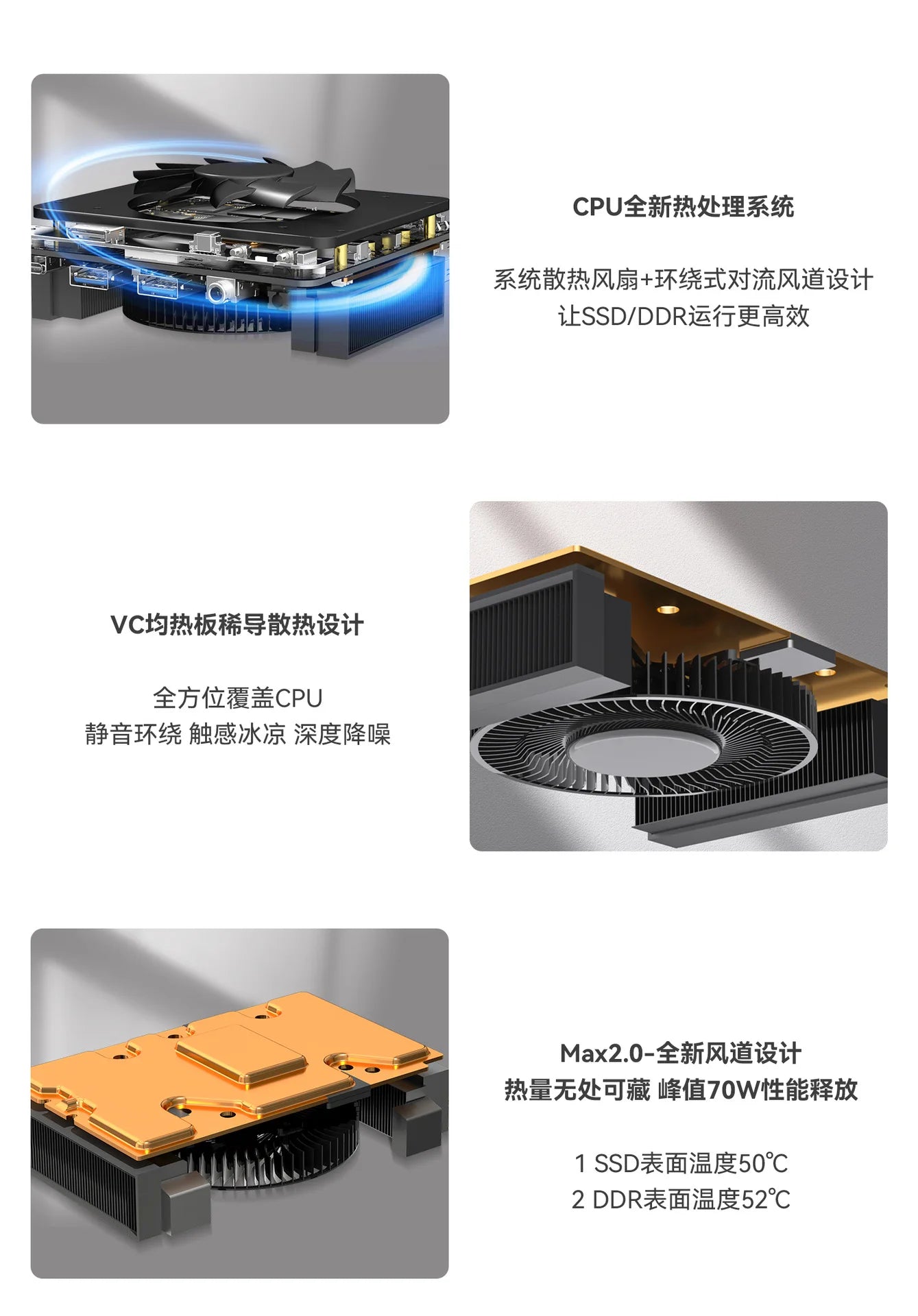 GMK EVO-X1 AI 9 HX 370miniPC Mini Host Ryzen Gaming Design Office Computer Host