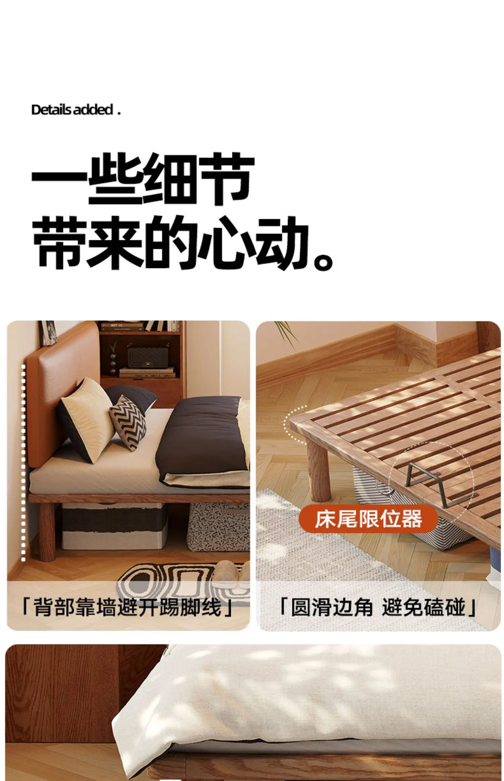 European Modern Bed Frame Double Storage Bedroom Full Size Bed Frame Headboard Nightstands Mobili Per La Casa Home Furniture