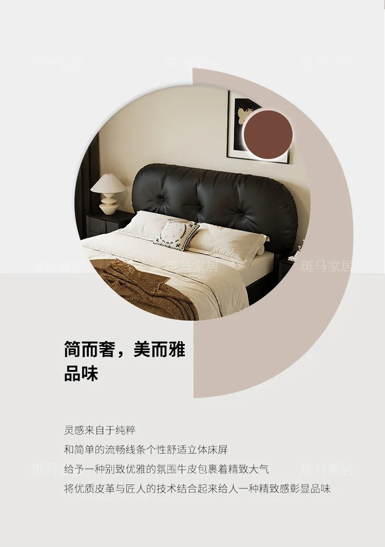 Tall Headboard Double Bed Frame Modern European Style Full Queen Size Bed Frame Bedroom Nightstands Cama De Casal Home Furniture
