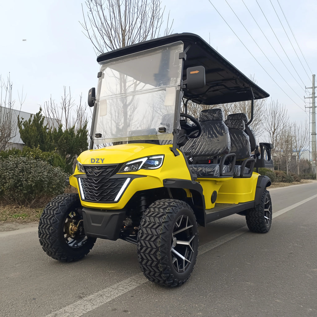 2026 electric golf cart OEM hunting carts new design customizable golf course cart luxury street legal electric sightseeing cart