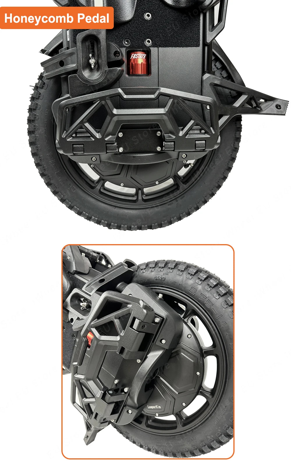 Newest LeaperKim Veteran Lynx 50S 151.2V 2700Wh 50S Battery 3200W Motor 2.75-14 Tire High Torque Lynx Electric Unicycle