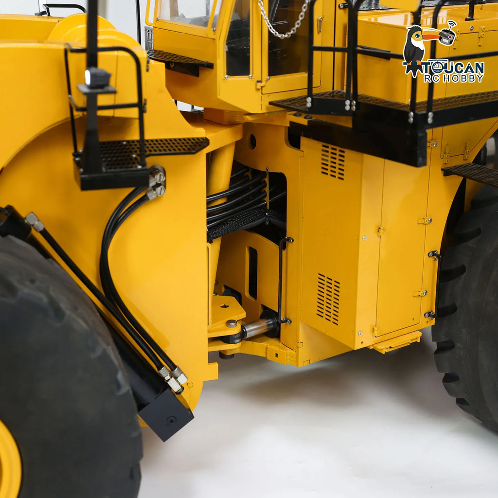 1/14 L2350 Heavy RC Hydraulic Loader RTR Machine FlySky ST8 Radio Control Construction Vehicle Car Smoking Unit Light Sound Toy