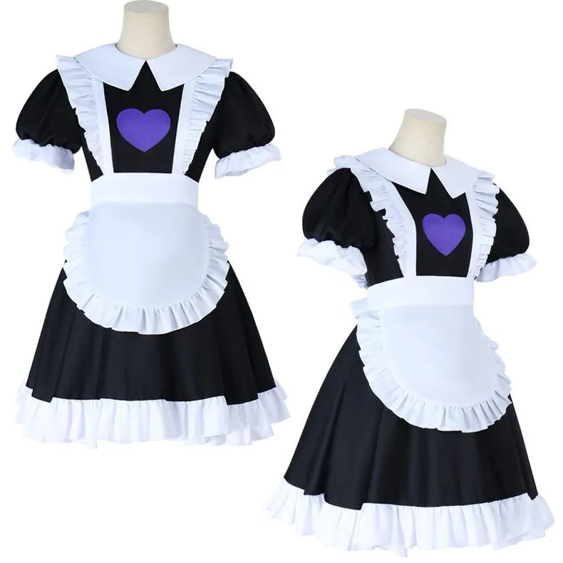 Magic Number Circus Cosmaid Jax Cosplay Roleplay Costume Female Servant Uniform Anime Themed Party Wear Fashionable Cosplay O...