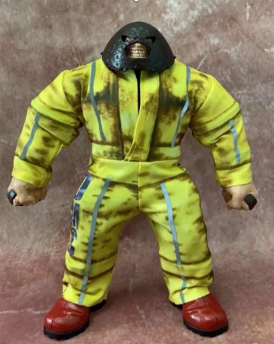 1/12 Scale Villain Tank Classic Yellow Long Sleeved Combat Uniform Coat Pants Making Old Version Fit 6" Male Action Figure Body
